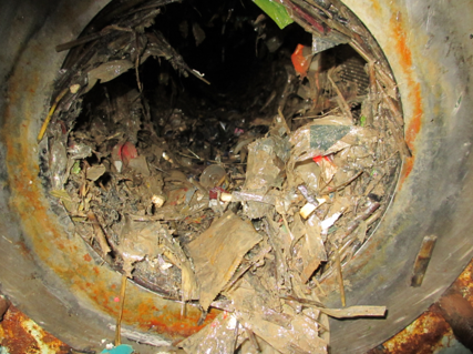 Issue 1: Trash accumulation inside strainer