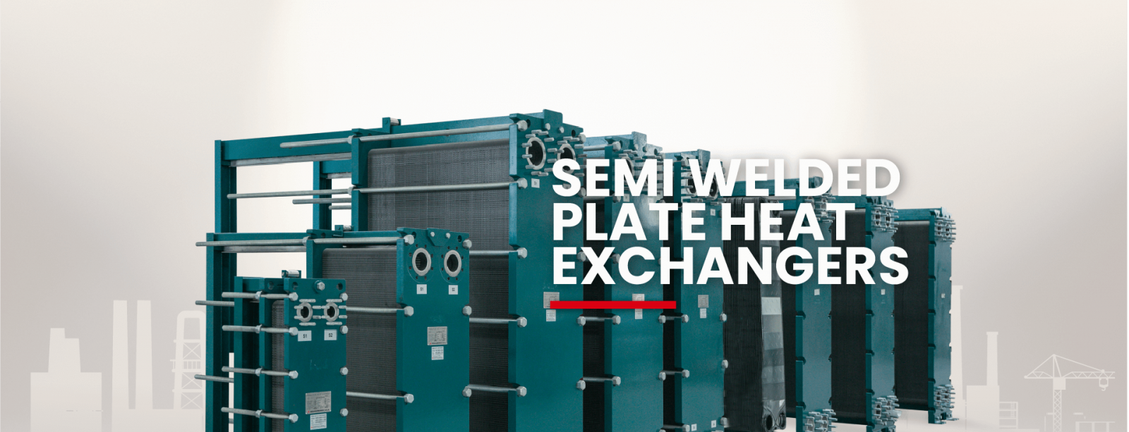 Semi welded plate heat exchanger