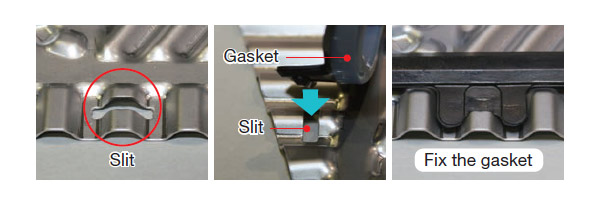 HISAKA Plate Heat Exchanger Slit in Gaskets